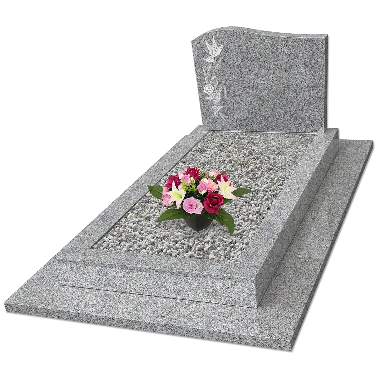 Monuments classiques – illustration d'un produit funéraire