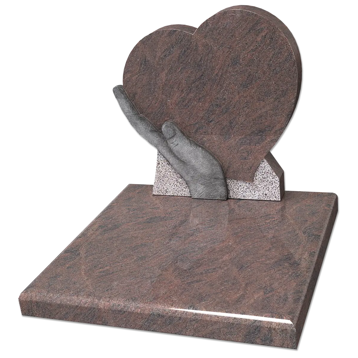 Cinéraire avec cœur 1 main en Himalaya Dark