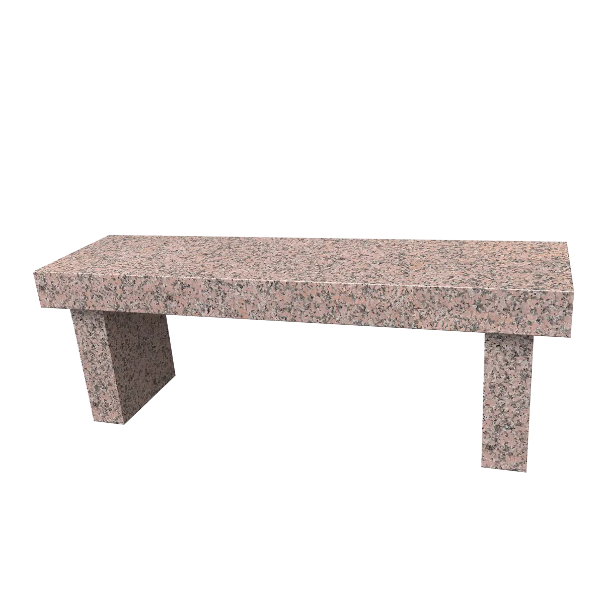 Banc Droit en Rose Porino