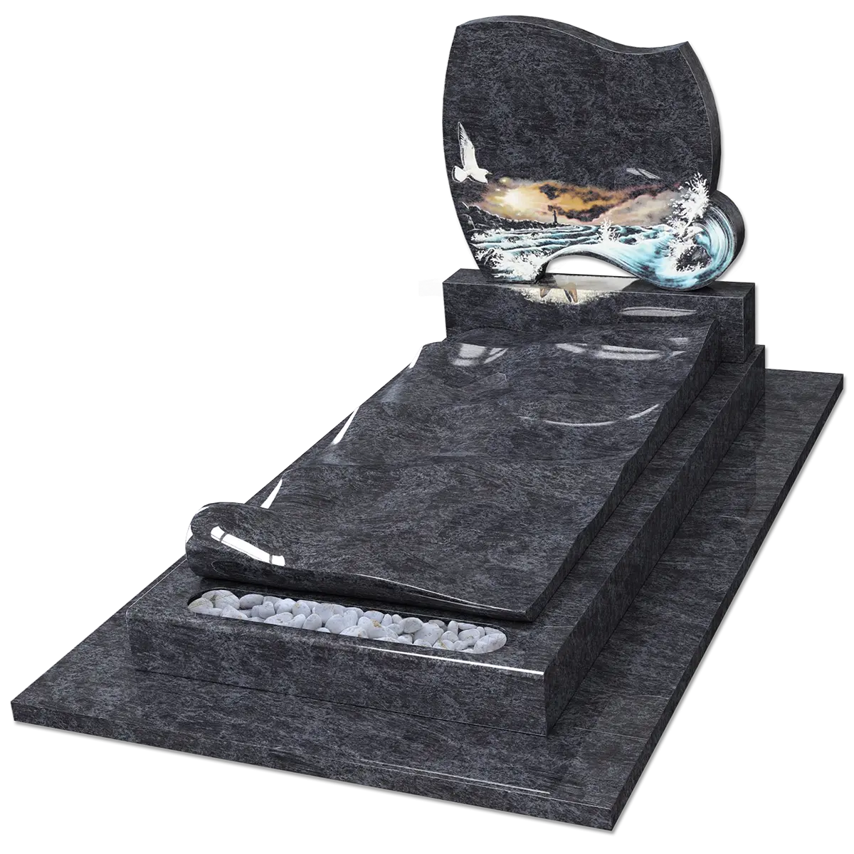 Monument thème de la mer en Mass Blue